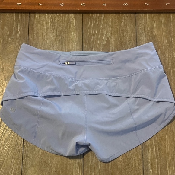 Lululemon Athletica Women's Athletic Shorts in Light Blue - Picture 2 of 4